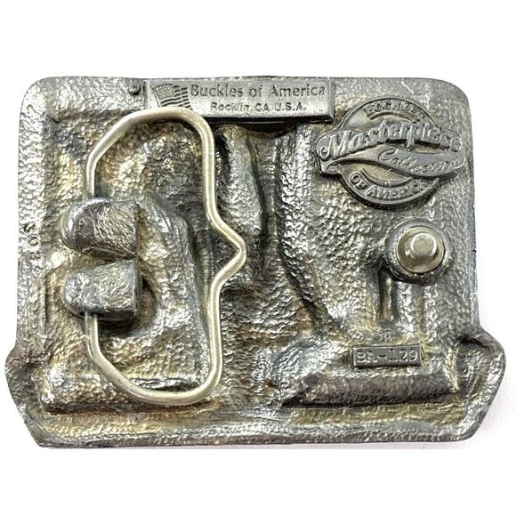 Belt Buckles Of America Pewter I Love Square Dancing Masterpiece Collection - Picture 2 of 4